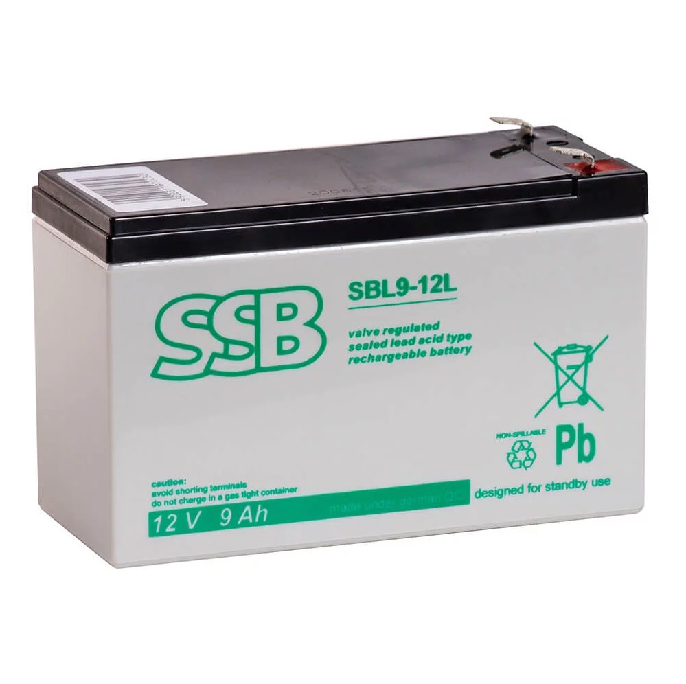 SBL 9-12 Akumulator SBL 9-12L 9 Ah - obrazek 1